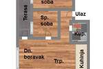 Trosoban stan, Novi Sad, Veternik, prodaja, 55m2, 104840e, id1031494